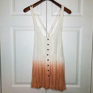 POL Boutique Criss Cross Ombré Tank NWT